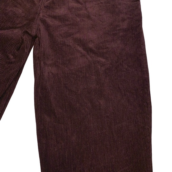 Poetry Tapered Corduroy Trousers Pants Hemp Yak Organic Boho Casual Chocolate - Picture 14 of 16